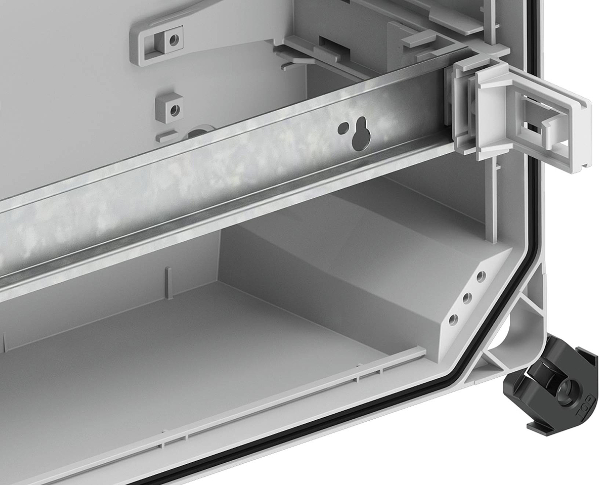 [Translate to Español - Spain:] Funktionales Einbausystem für Gehäuse
