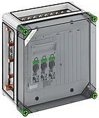 Cuadro de interruptor separador de carga de fusibles para pletinas NH